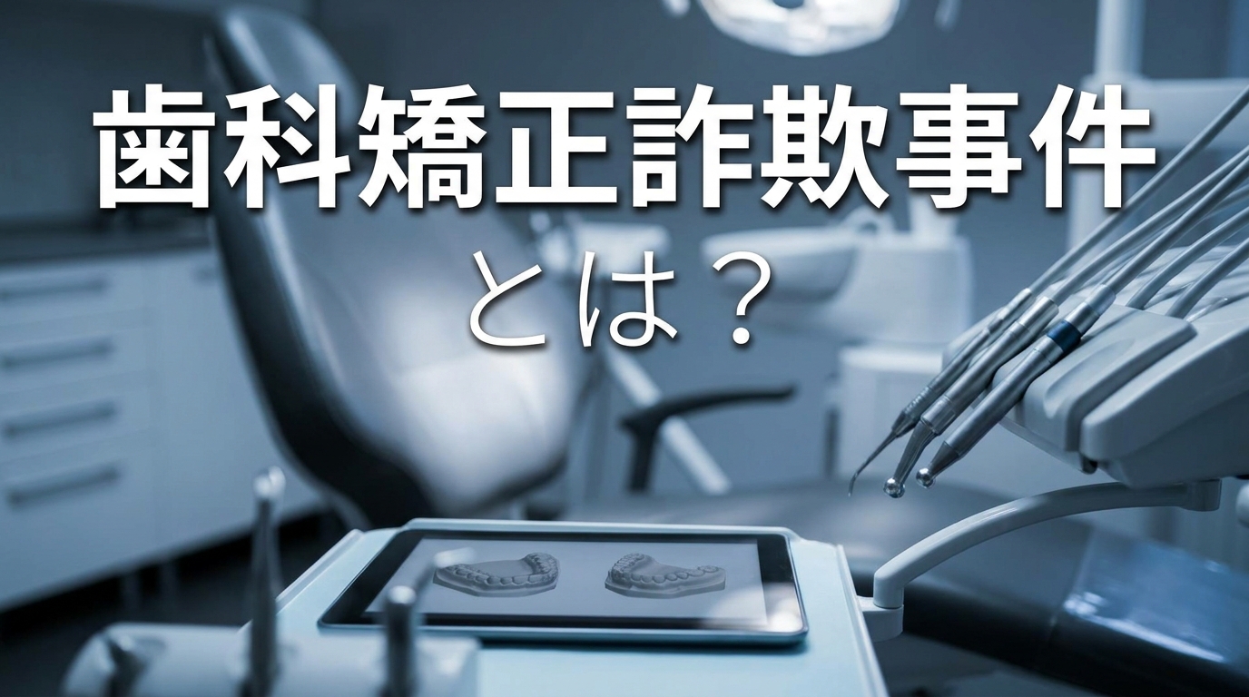 歯科矯正詐欺事件とは？