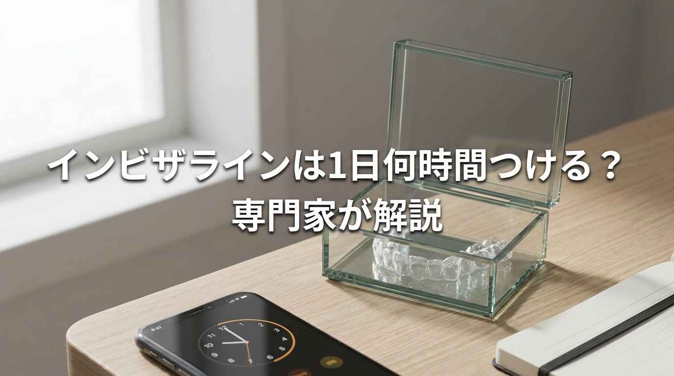 インビザラインは1日何時間つける？