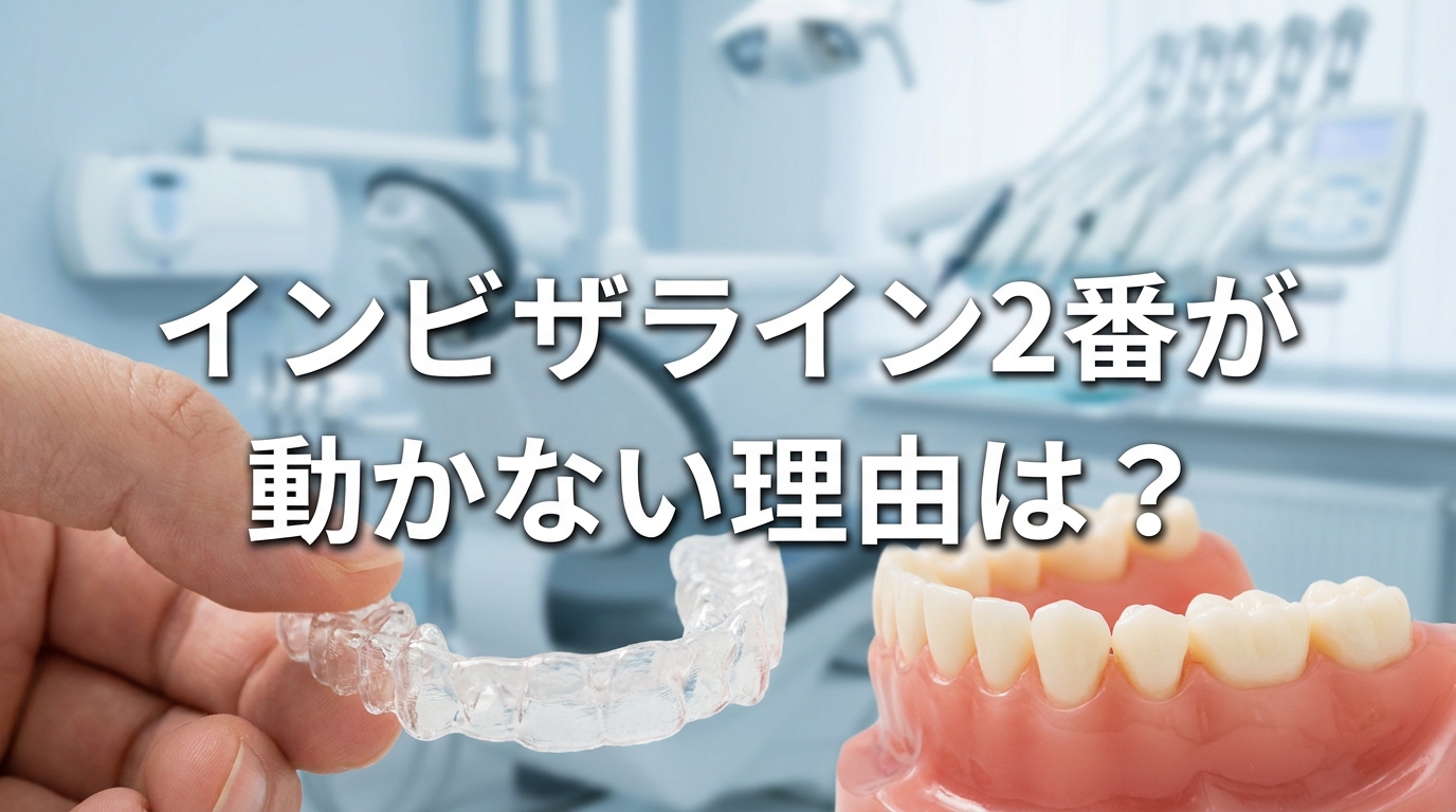 インビザライン2番が動かない理由は？