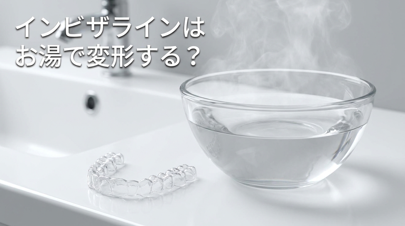 インビザラインはお湯で変形する?