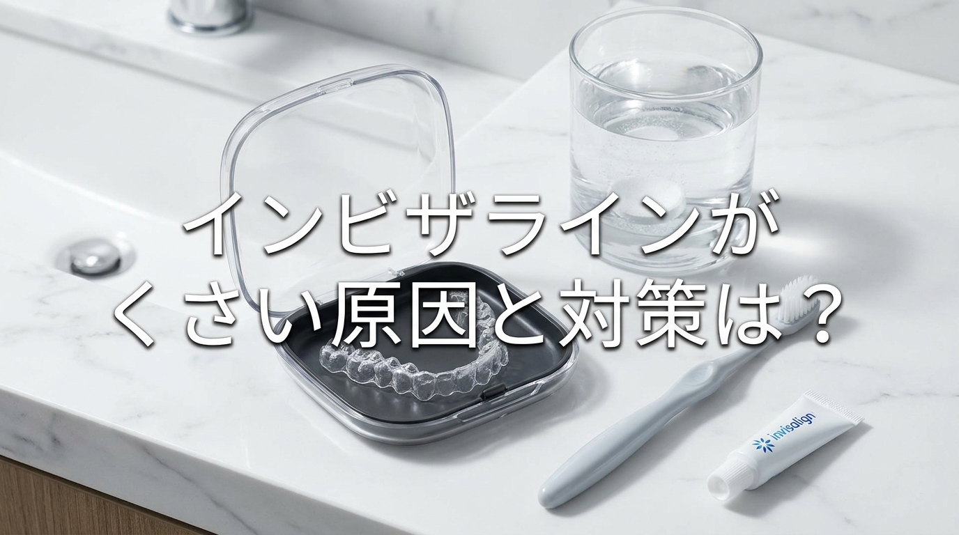 インビザラインがくさい原因と対策は？
