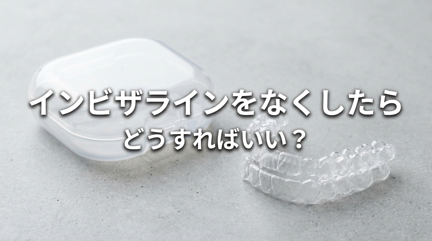 インビザラインをなくしたらどうすればいい？