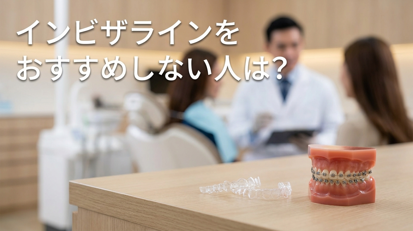 インビザラインをおすすめしない人は？