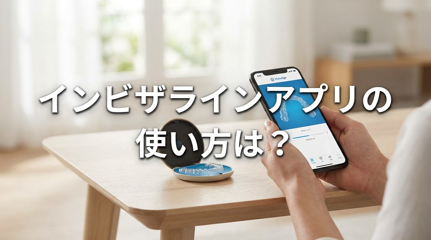 インビザラインアプリの使い方は？