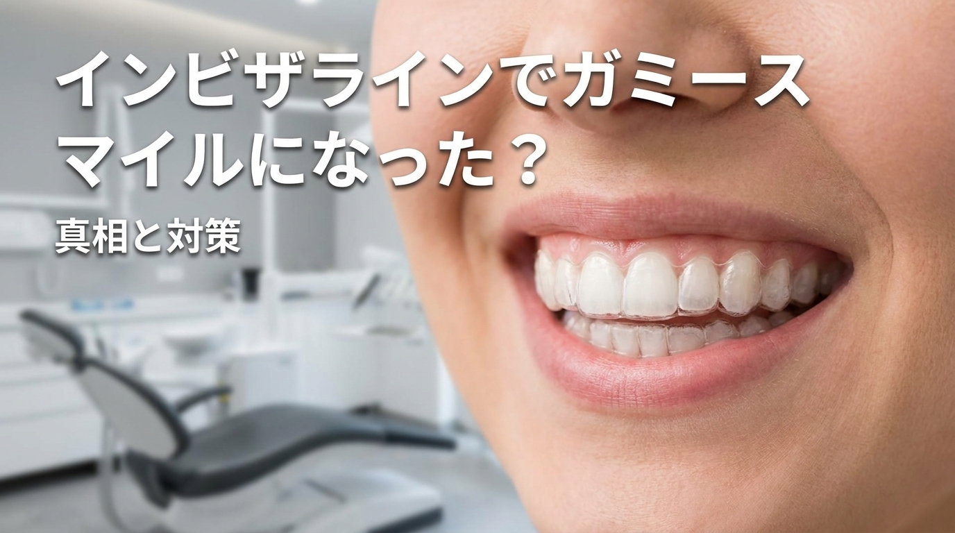 インビザラインでガミースマイルになった？
