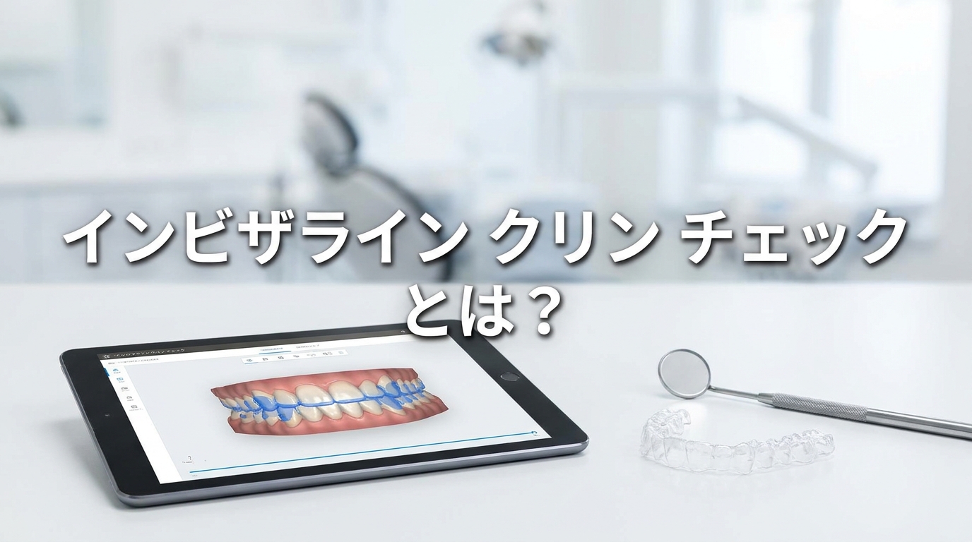 インビザライン クリン チェック とは？