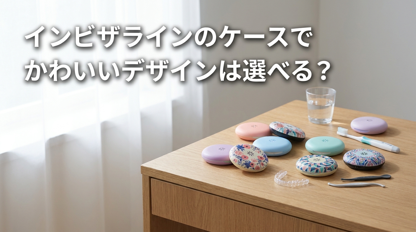 インビザラインのケースでかわいいデザインは選べる？