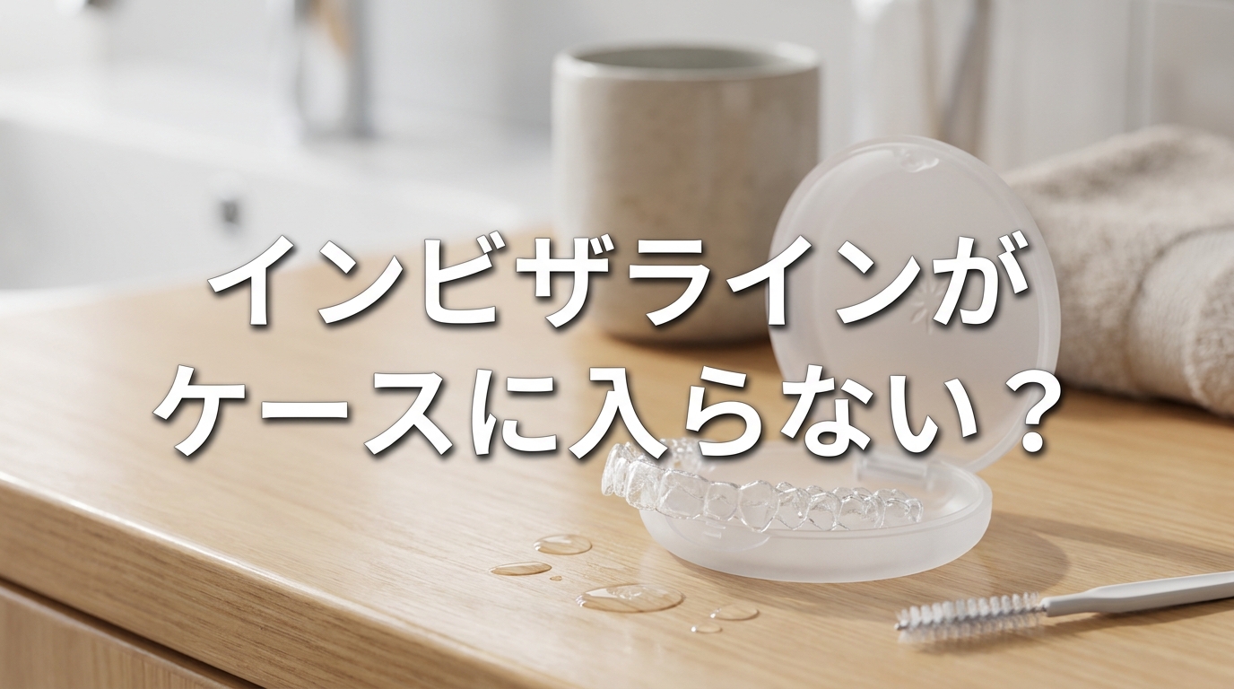 インビザラインがケースに入らない？