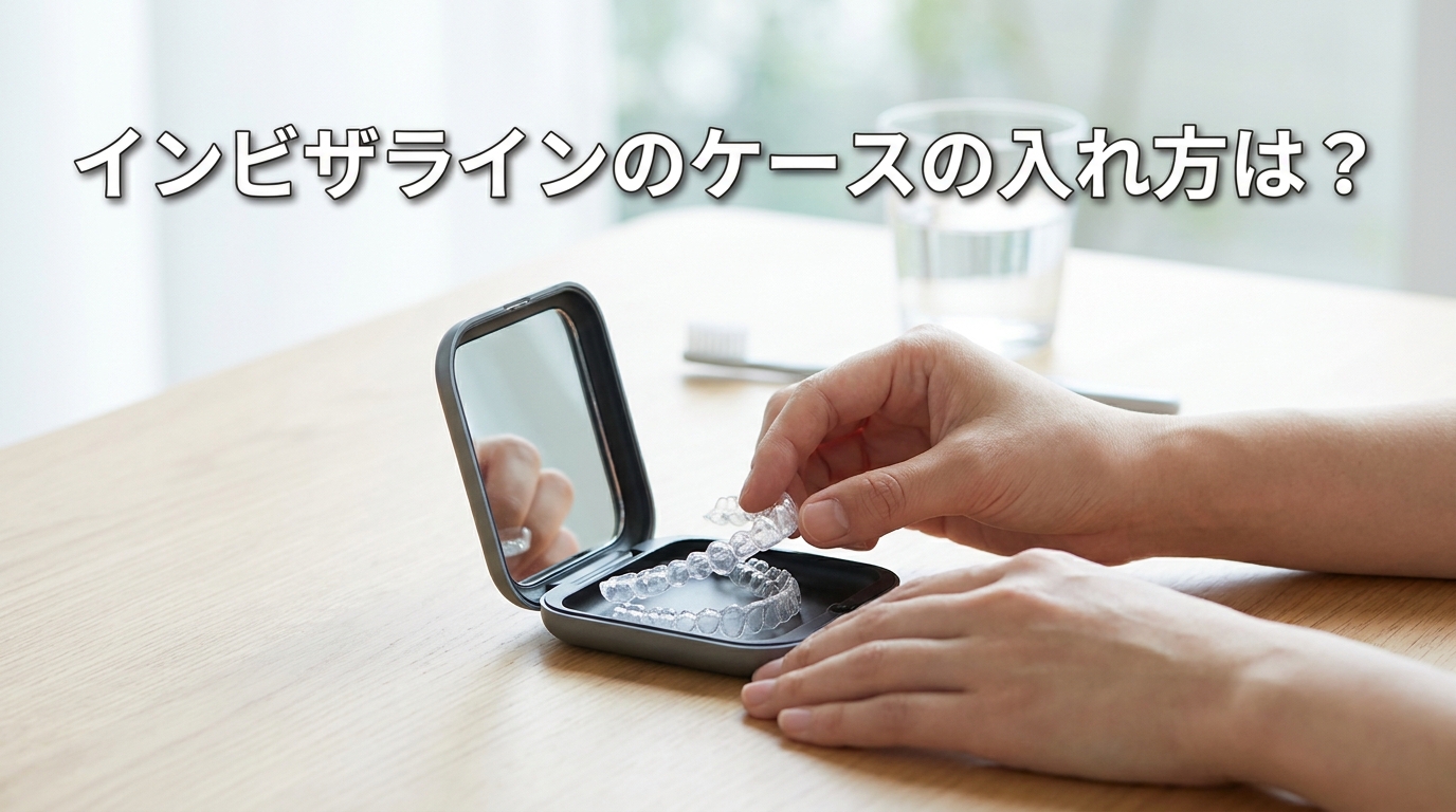 インビザラインのケースの入れ方は？
