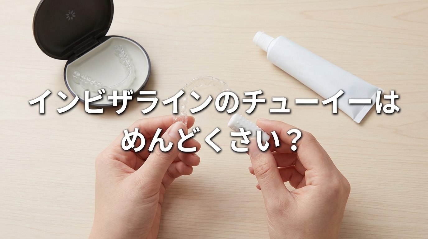 インビザラインのチューイーはめんどくさい？