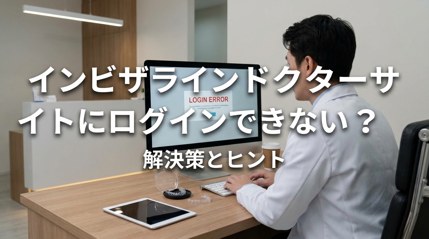 インビザラインドクターサイトにログインできない？