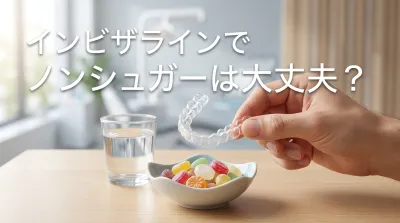 インビザラインでノンシュガーは大丈夫？