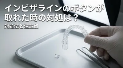 インビザラインのボタンが取れた時の対処は？