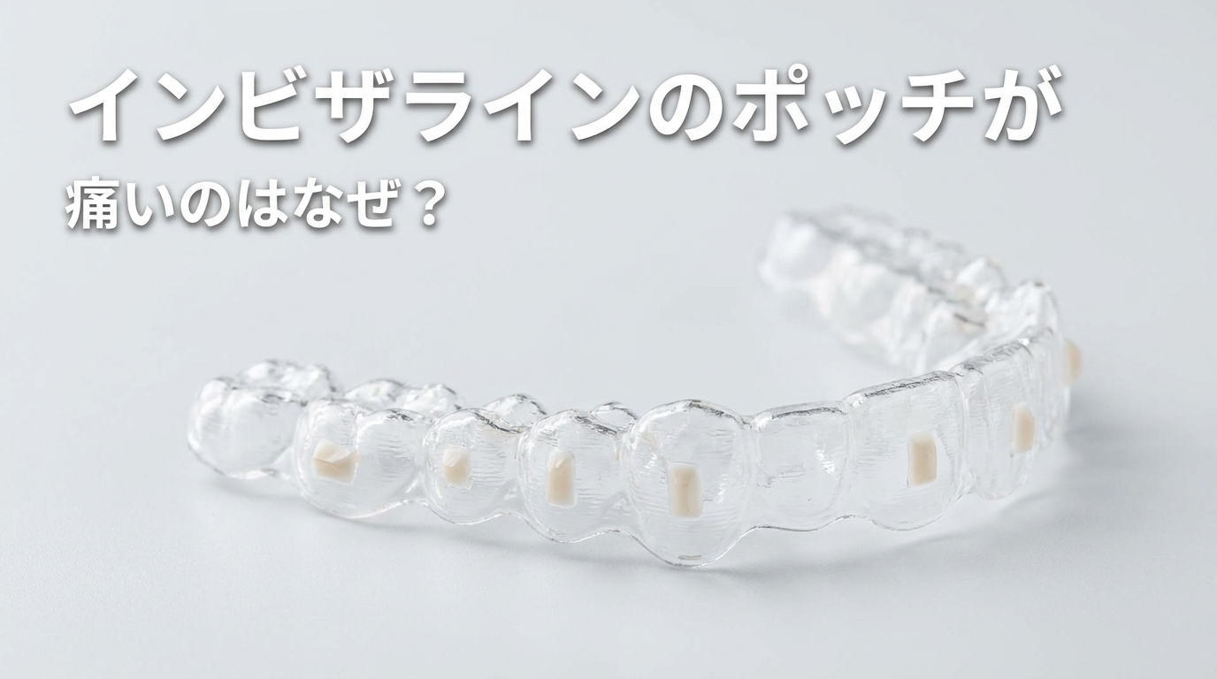 インビザラインのポッチが痛いのはなぜ？
