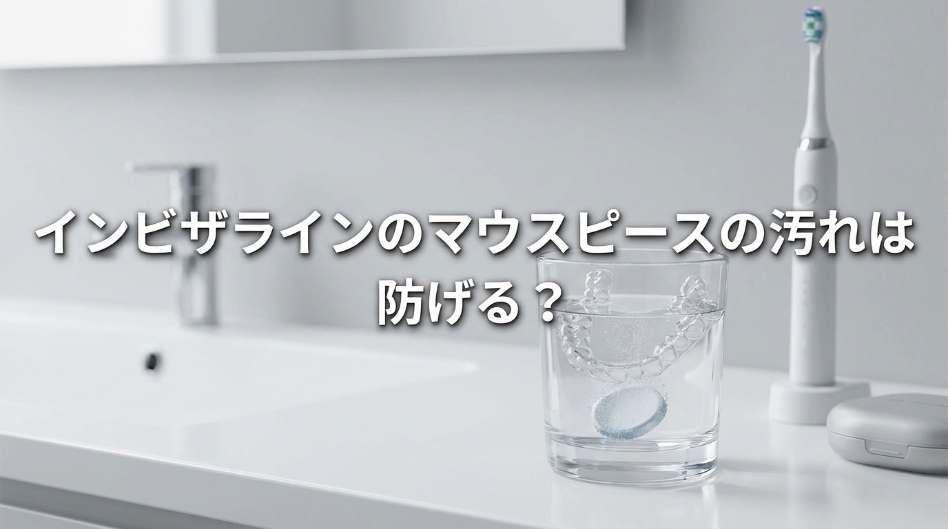インビザラインのマウスピースの汚れは防げる？