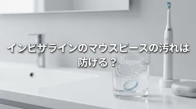 インビザラインのマウスピースの汚れは防げる？