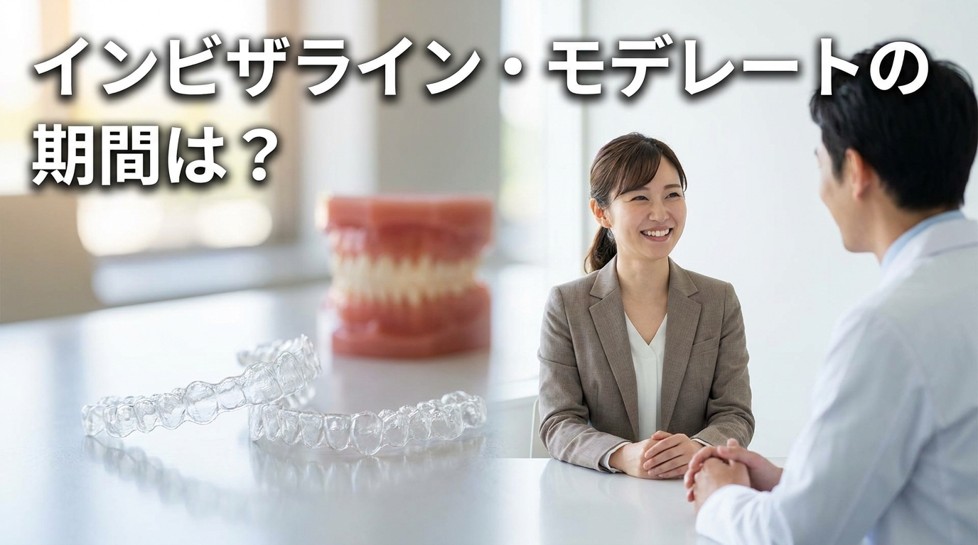 インビザライン・モデレートの期間は？