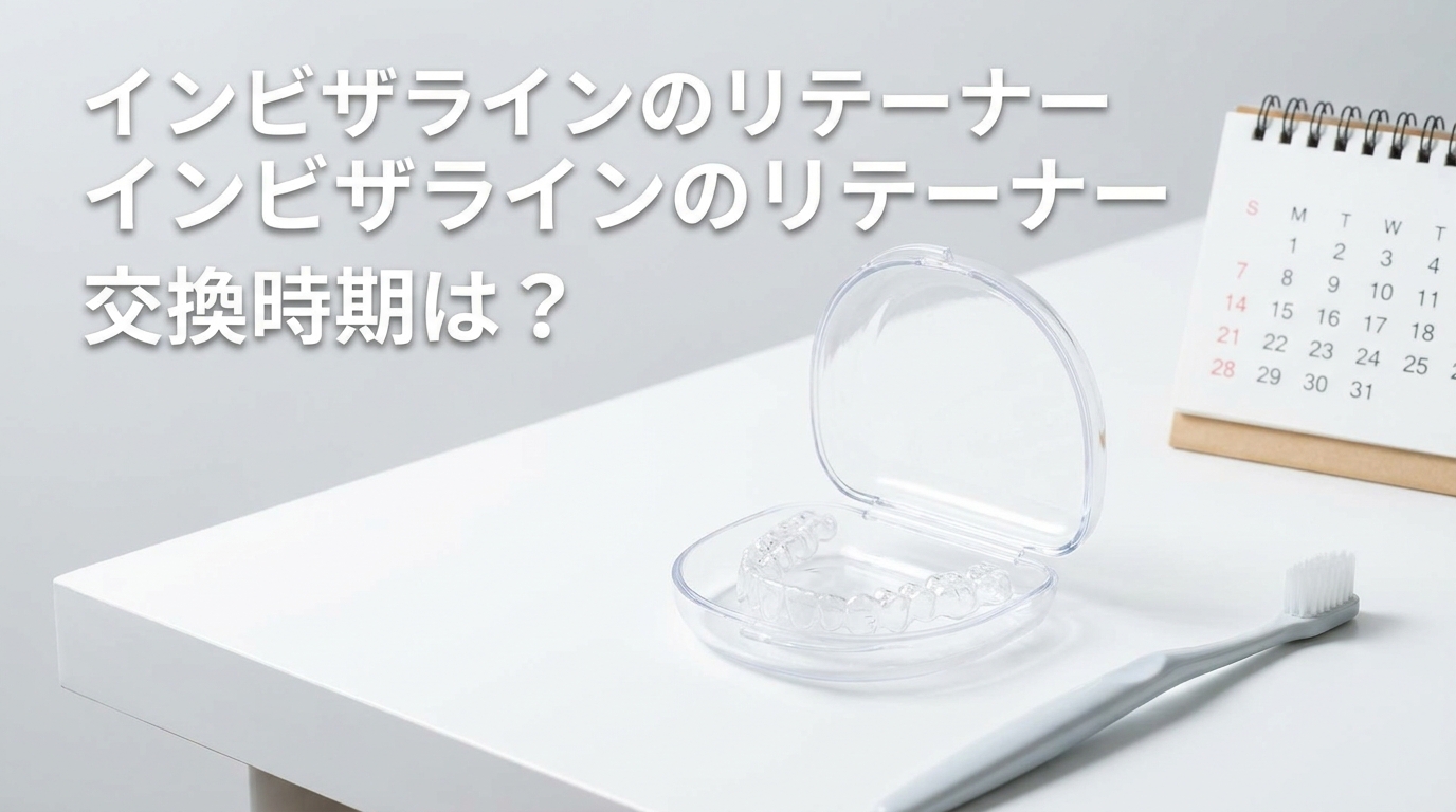 インビザラインのリテーナー交換時期は？
