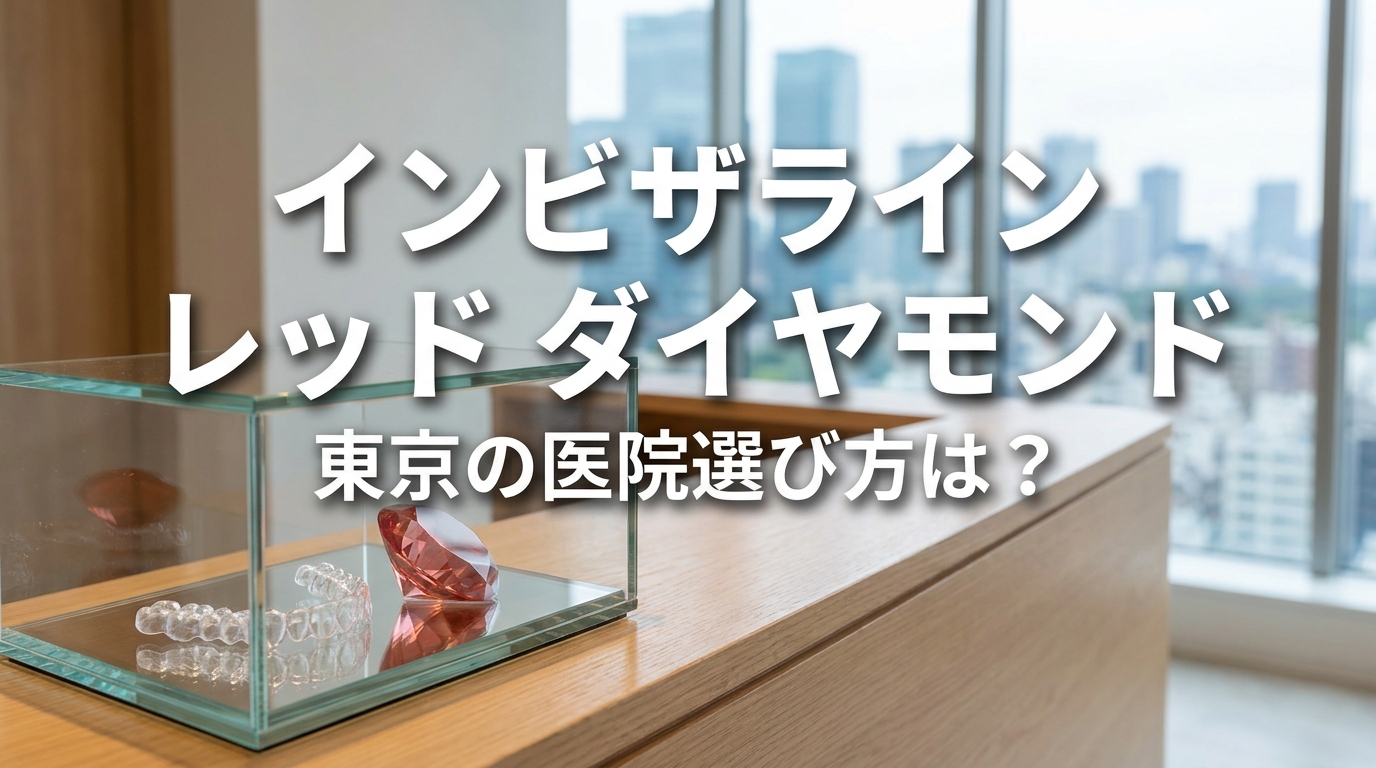 インビザライン レッド ダイヤモンド 東京の医院選び方は？