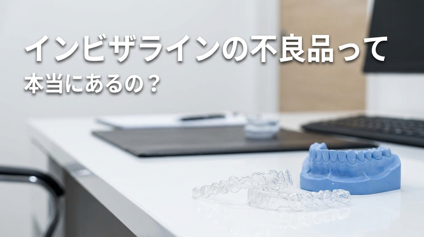 インビザラインの不良品って本当にあるの?