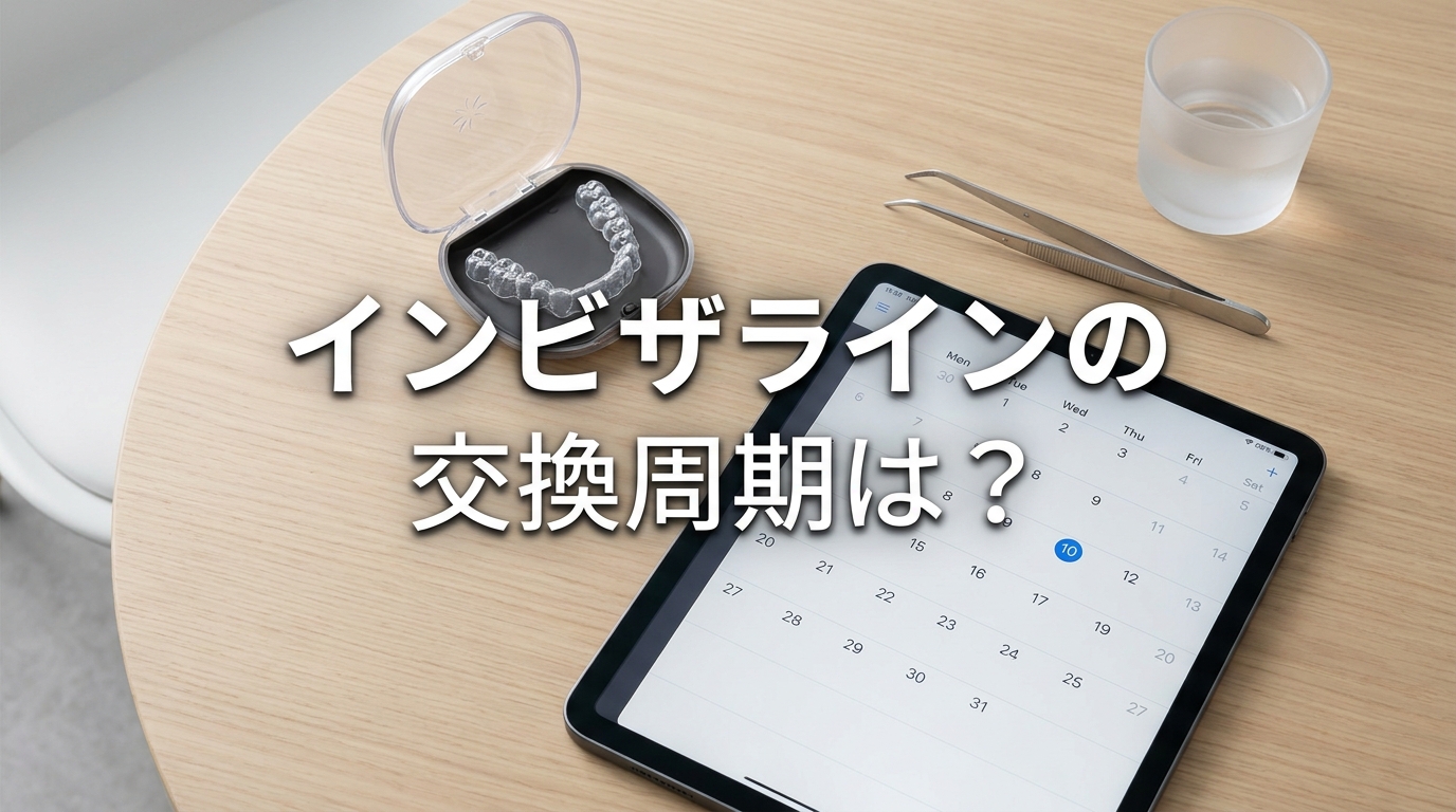 インビザラインの交換周期は？