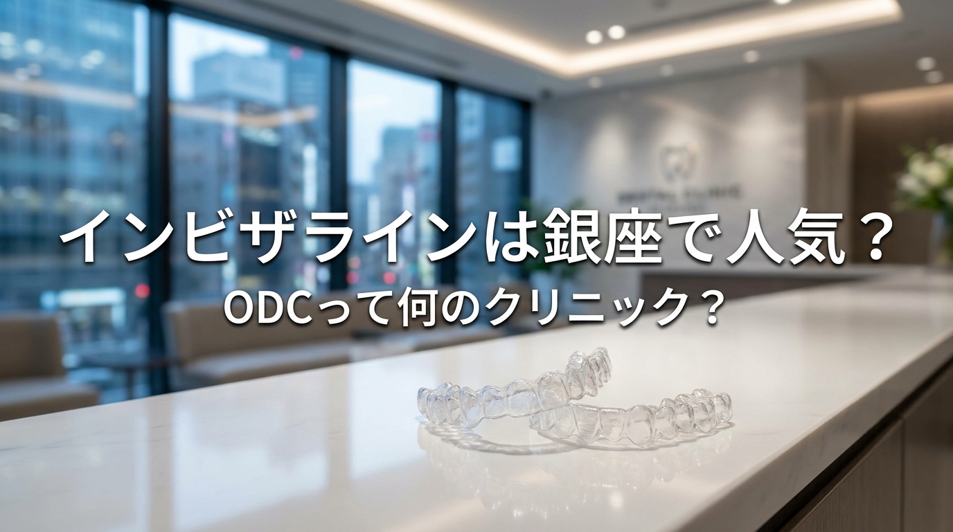 インビザラインは銀座で人気？ODCって何のクリニック？