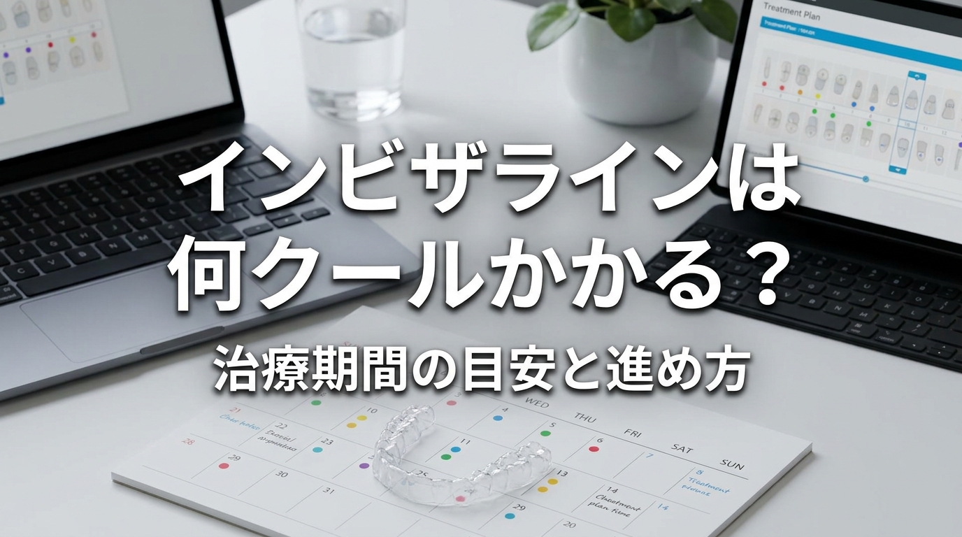 インビザラインは何クールかかる?