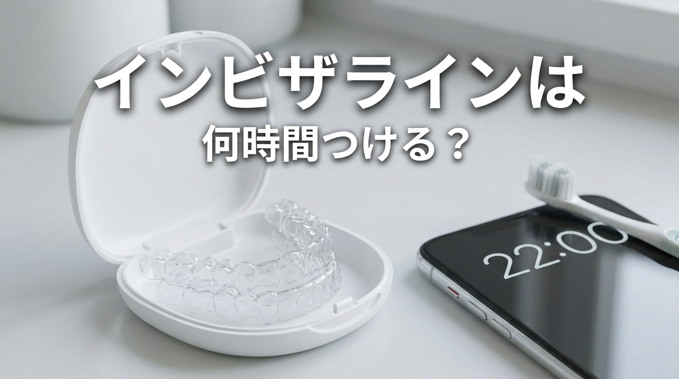 インビザラインは何時間つける？