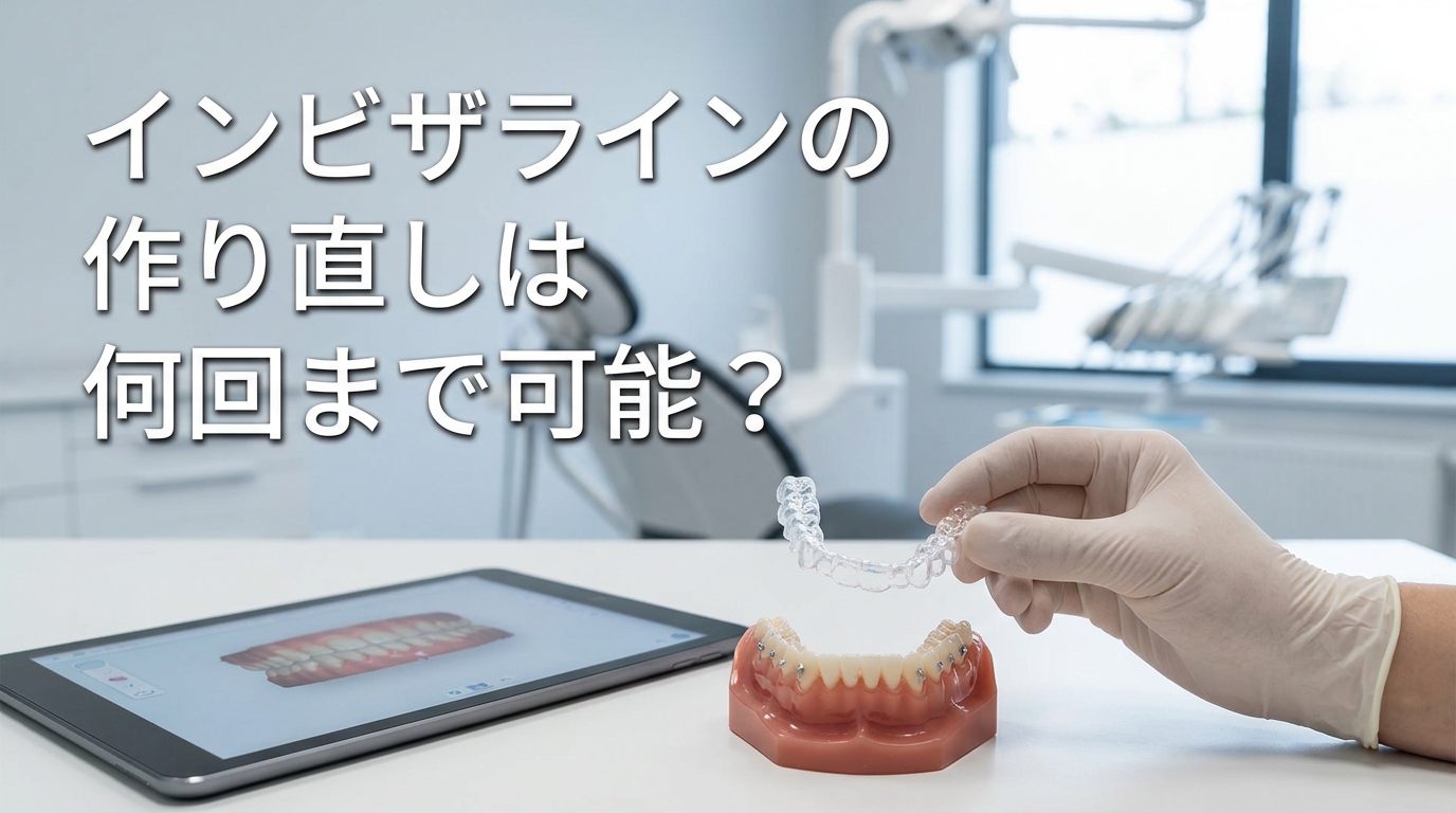 インビザラインの作り直しは何回まで可能？