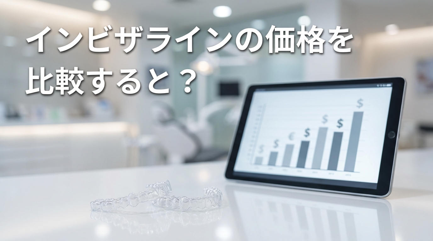 インビザラインの価格を比較すると？