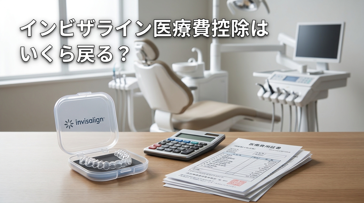 インビザライン医療費控除はいくら戻る?