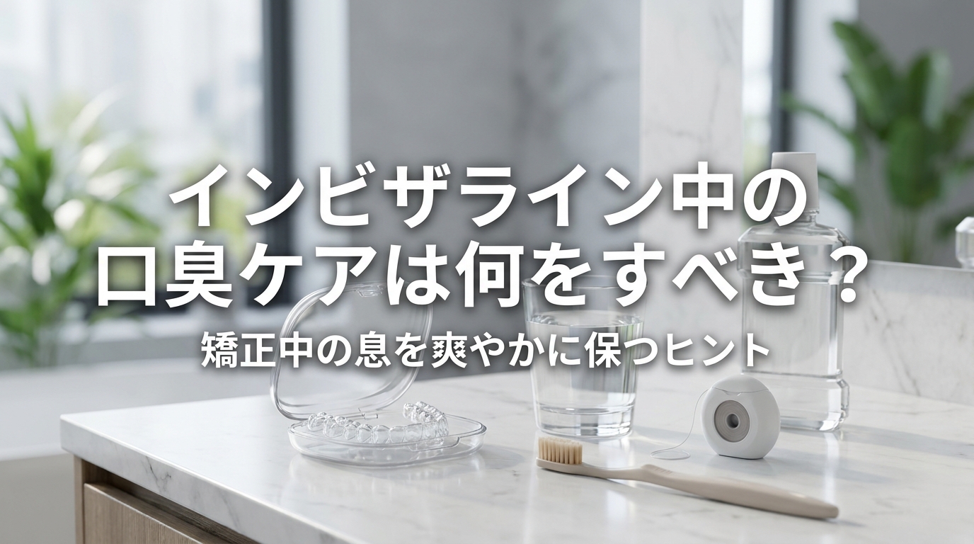 インビザライン中の口臭ケアは何をすべき？