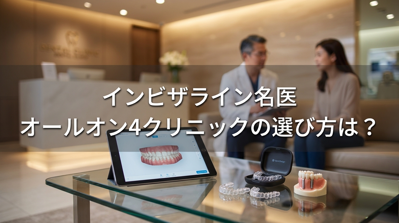 インビザライン名医オールオン4クリニックの選び方は？