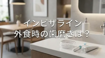 インビザライン外食時の歯磨きは？