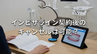 インビザライン契約後のキャンセルは可能？