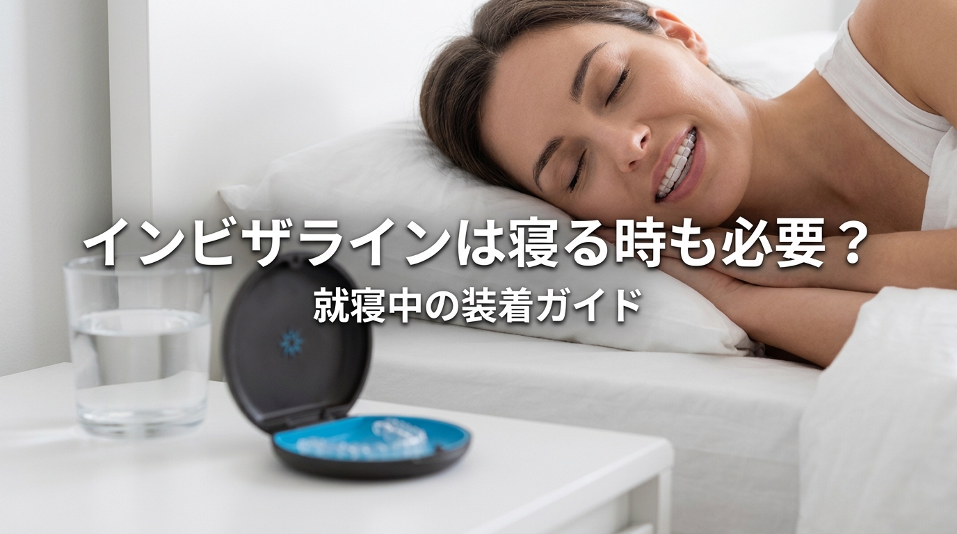 インビザラインは寝る時も必要？