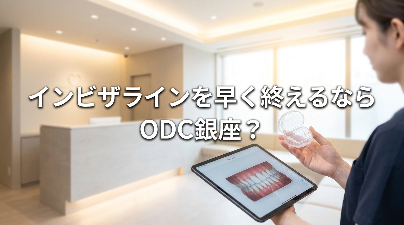 インビザラインを早く終えるならODC銀座？