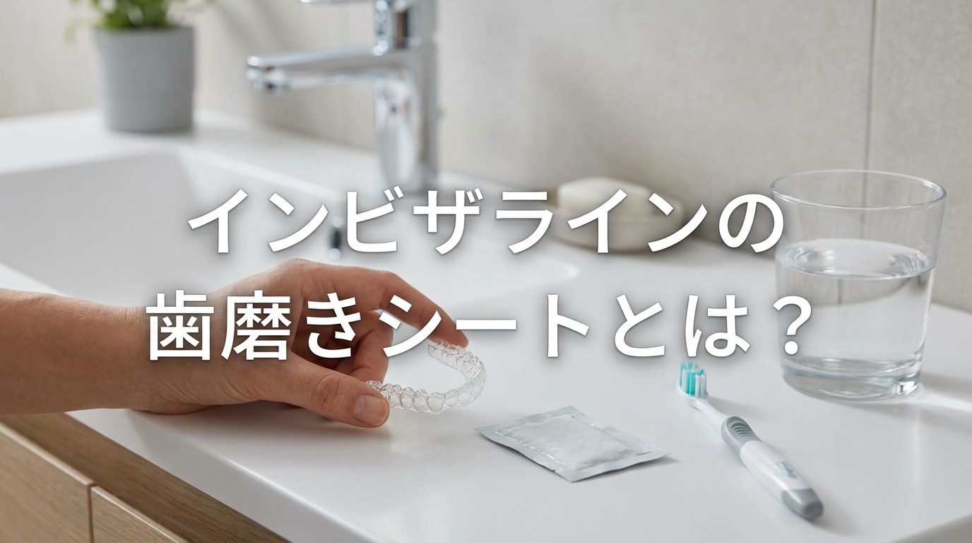 インビザラインの歯磨きシートとは？
