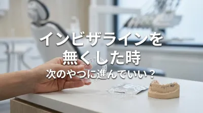インビザラインを無くした時に次のやつに進んでいい？