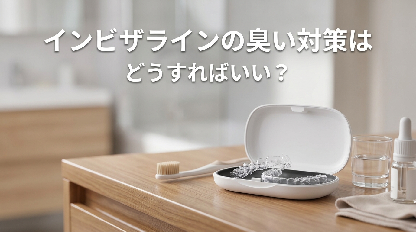 インビザラインの臭い対策はどうすればいい？