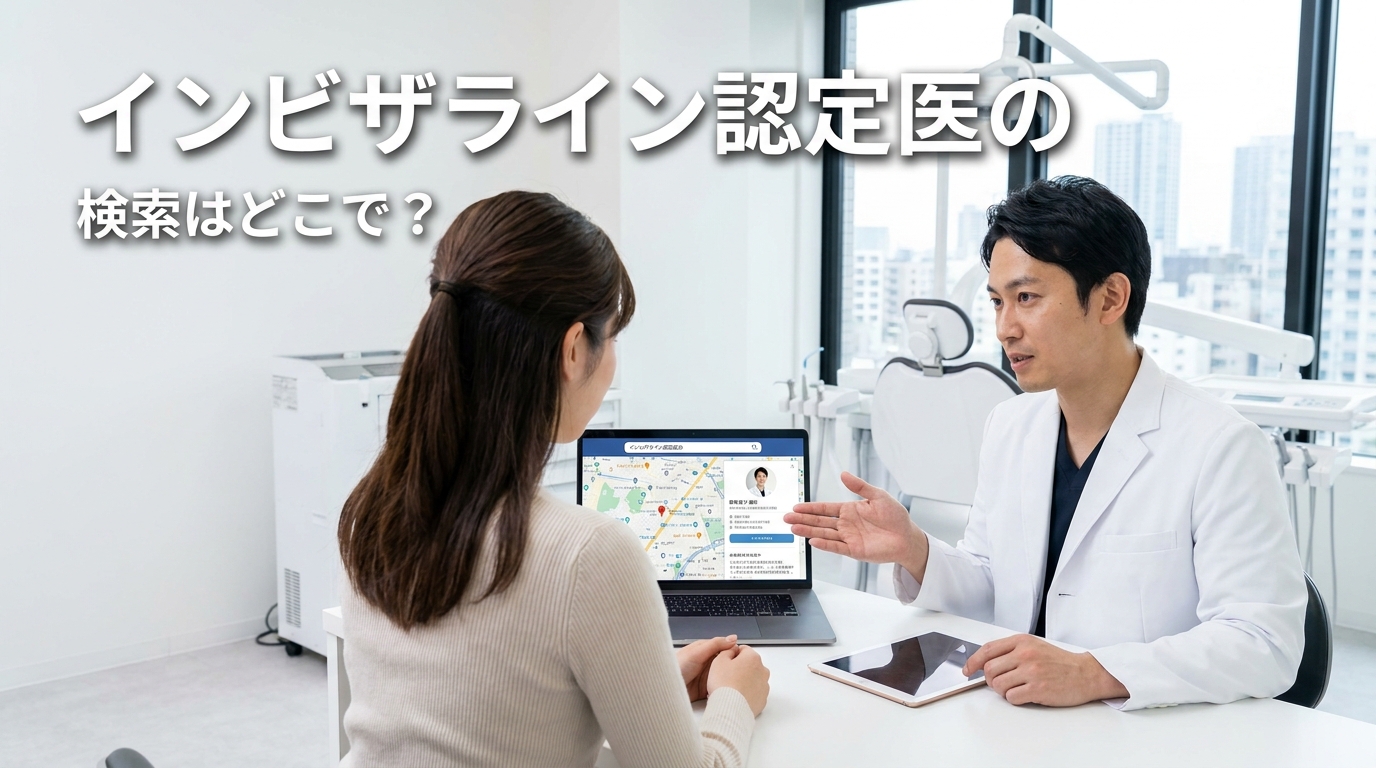 インビザライン認定医の検索はどこで？