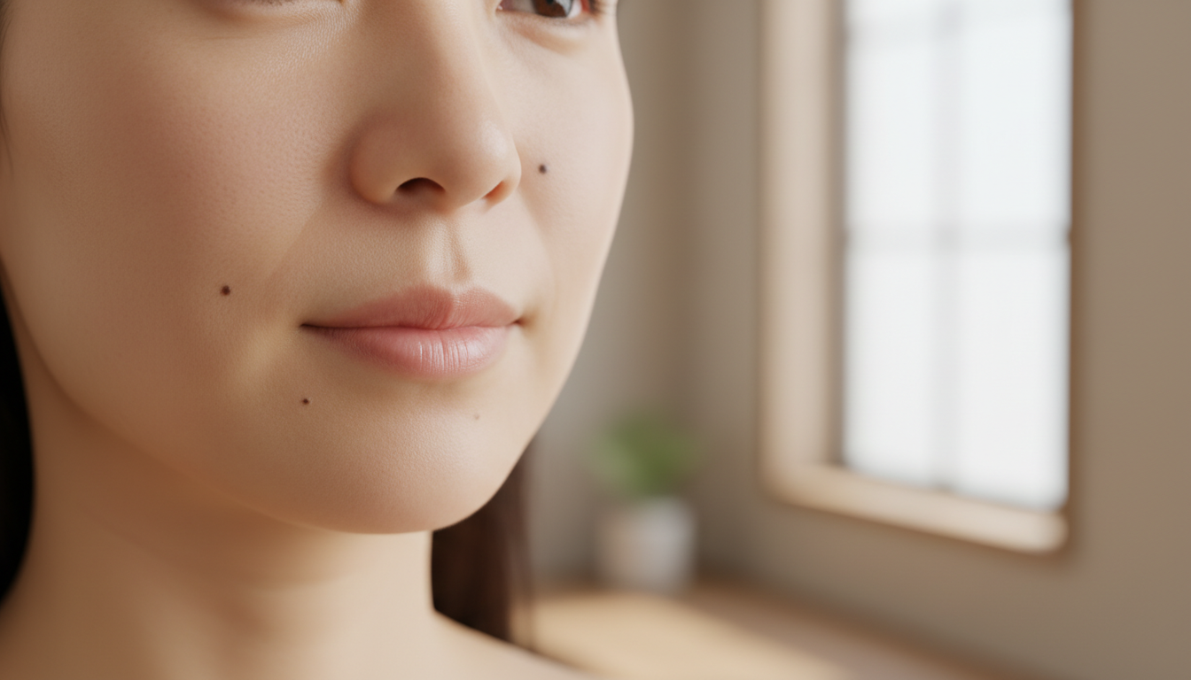 ほうれい線外側のほくろが示す基本的な意味