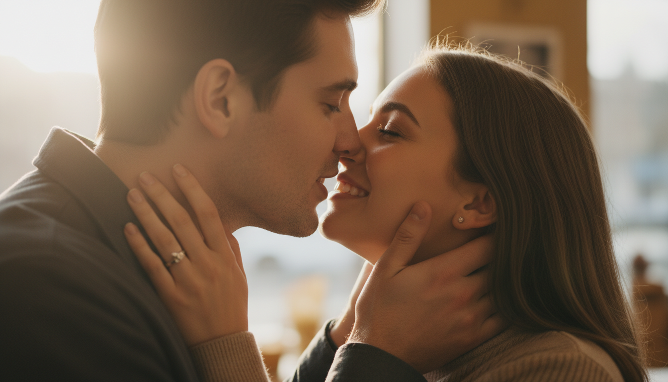 出っ歯でもキスは問題なく楽しめる