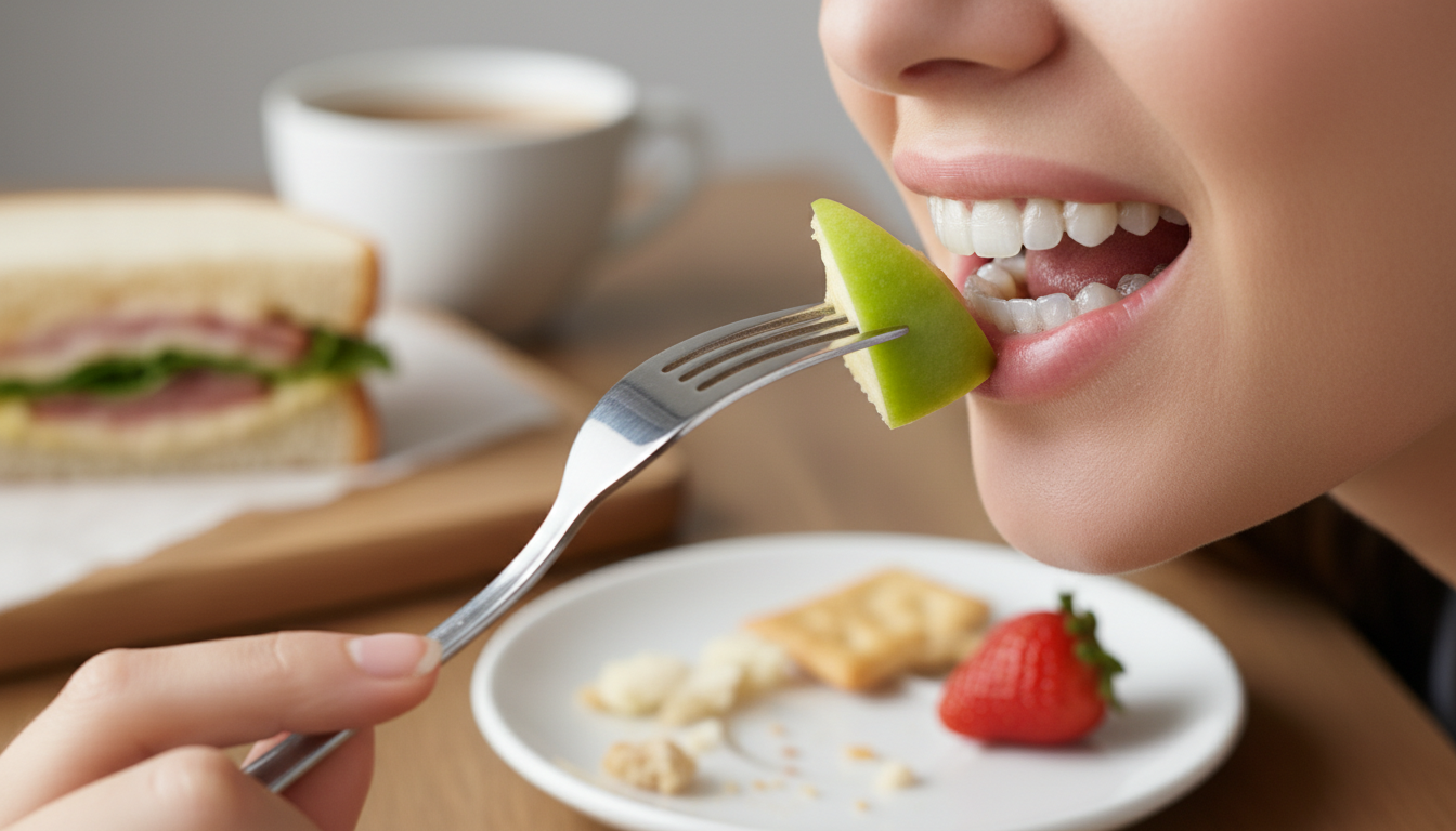 インビザラインをつけたまま食事してはいけない3つの理由