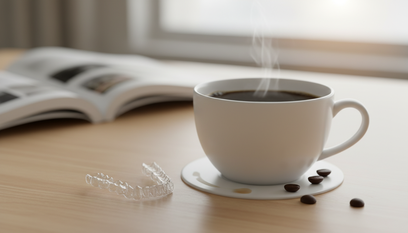 インビザライン装着中にコーヒーを避けるべき理由