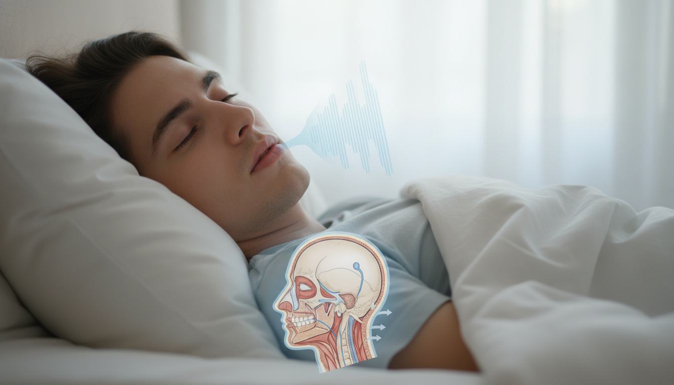 いびきが発生するメカニズムと健康リスク
