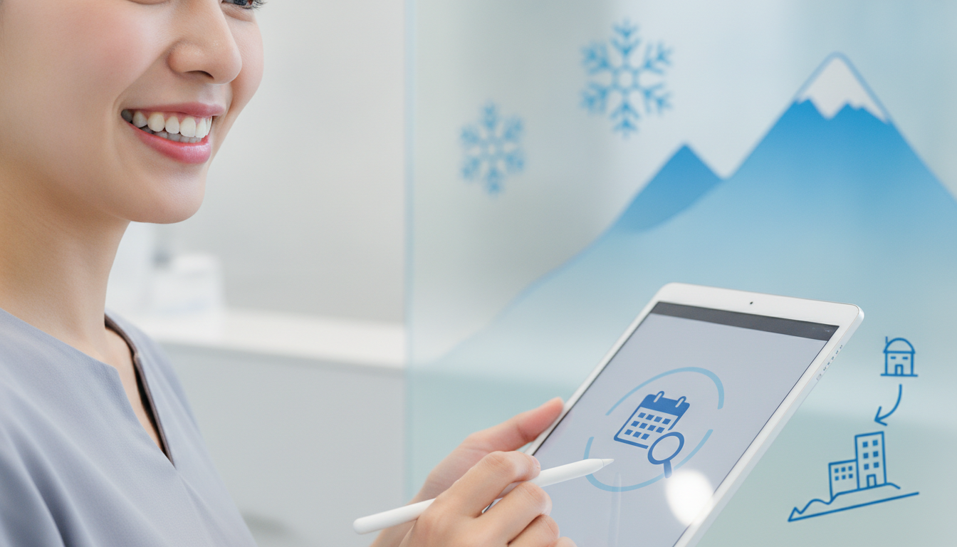 スマイルオフィスでのインビザライン予約の具体的な方法