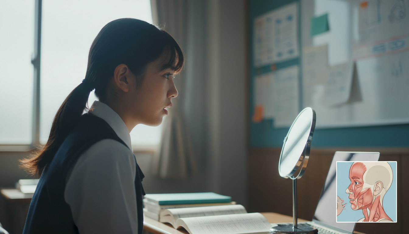 高校生がアデノイド顔貌に直面する際の課題