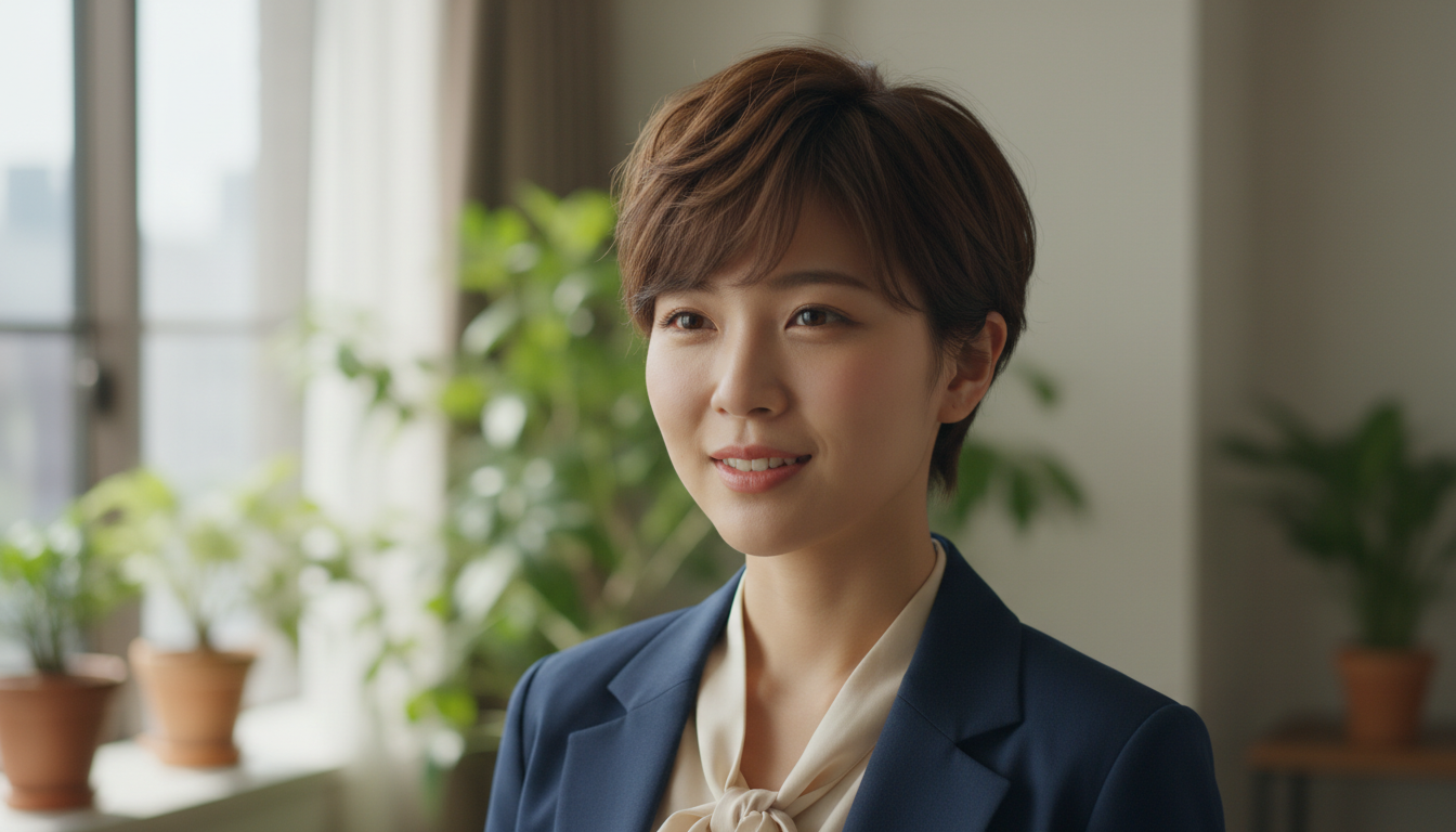 アデノイド顔貌にはショートヘアが有効な選択肢となる