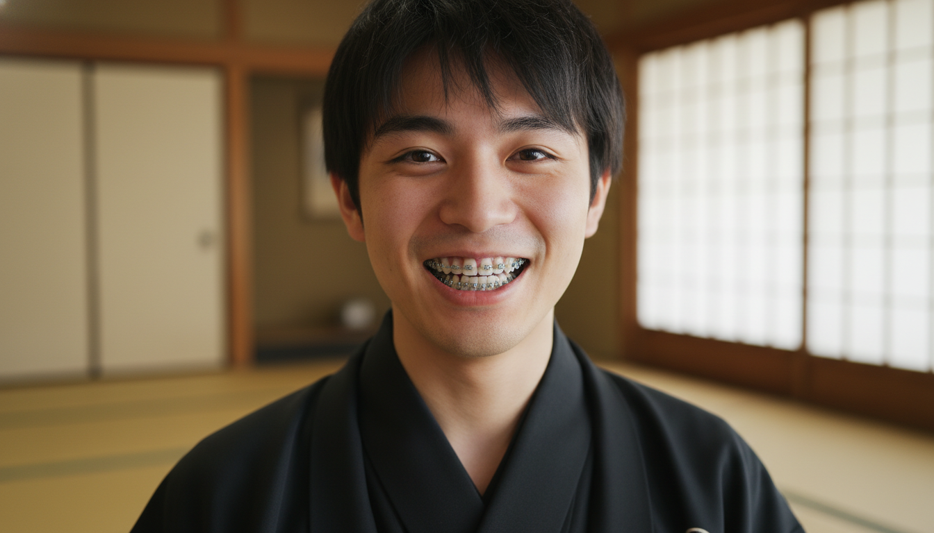 藤井聡太の歯並びは現在矯正治療中
